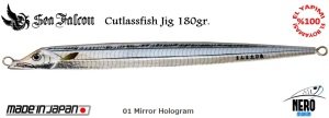 Sea Falcon Cutlass Fish Jig 180gr. 01 Mirror Holo