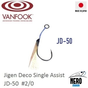 Vanfook Tekli Asist İğne JD-50 #2/0 (3 pcs./pack)