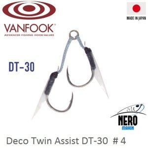 Vanfook Çiftli Asist İğne DT-30 #4 (2 pcs./pack)