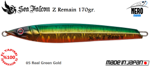 Z Remain 170 Gr.	05	Real Green Gold