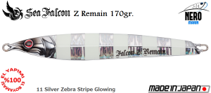 Z Remain 170 Gr.	11	Silver Zebra Stripe Glowing