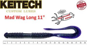 Keitech Mad Wag Long 11'' #307 Junebug