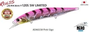 Duo Realis Jerkbait 120S SW ADA0218 Pink Gigo