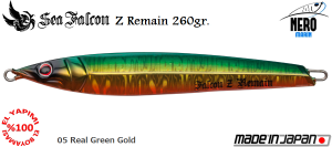 Z Remain 260 Gr.	05	Real Green Gold