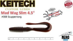 Keitech Mad Wag Slim 4.5'' #008 Scuppernong