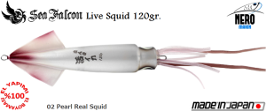 Live Squid 120 Gr.	02	Pearl Real Squid