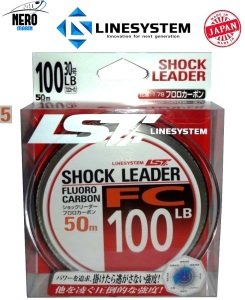 Linesystem Shock Leader FC 50mt. 100LB. 50 Mt.