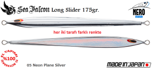 Long Slider 175 Gr.	05	Neon Plain Silver