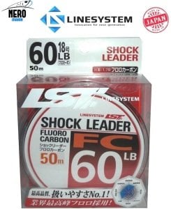 Linesystem Shock Leader FC 50mt. 60LB. 50 Mt.