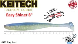Keitech Easy Shiner 8'' #426 Sexy Shad