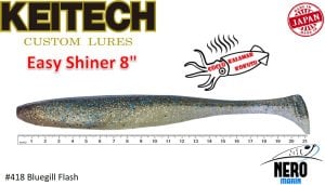 Keitech Easy Shiner 8'' #418 Bluegill Flash