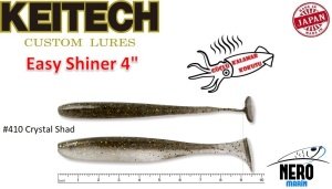 Keitech Easy Shiner 4'' #410 Crystal Shad