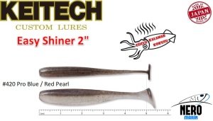 Keitech Easy Shiner 2'' #420 Pro Blue / Red Pearl
