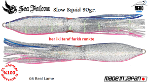 Slow Squid 90 Gr.	08	Real Lame
