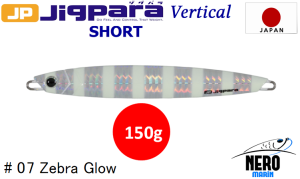 MC Jigpara Vertical Short JPV-150gr #07 Zebra Glow