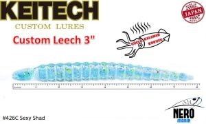 Keitech Leech 3'' #426C Sexy Shad