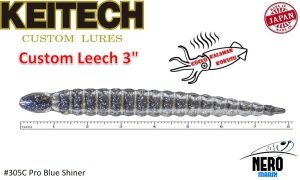 Keitech Leech 3'' #305C Pro Blue Shiner