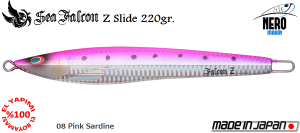 Z Slide 220 Gr.	08	Pink Sardine