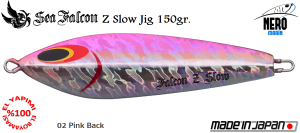 Z Slow Jig 150 Gr.	02	Pink Back