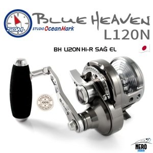 Studio Ocean Mark Blue Heaven L120N Hi-R-D (16) (Sağ El) Jig Çıkrık Olta Makinesi