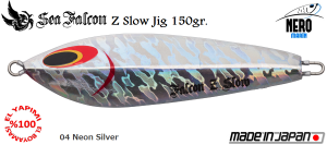 Z Slow Jig 150 Gr.	04	Neon Silver