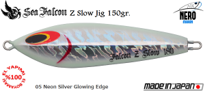 Z Slow Jig 150 Gr.	05	Neon Silver Glowing Edge