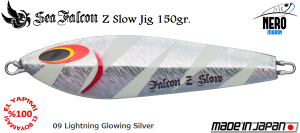 Z Slow Jig 150 Gr.	09	Lightning Glowing Silver