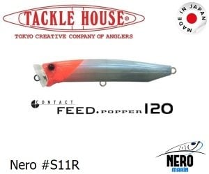 Tackle House Feed Popper 120 Nero #S11R
