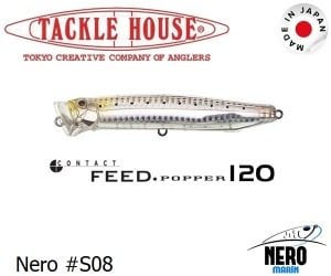 Tackle House Feed Popper 120 #Nero S08
