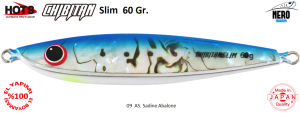 Hots Chibitan Slim Jig 60gr. 9 As. Sardine Abalone