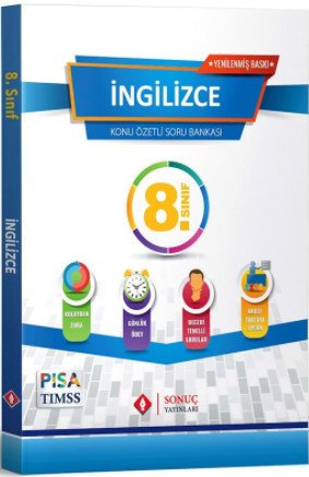 8.Sınıf İngilizce Konu Özetli Modüler Soru Bankası Set Sonuç Yayınları