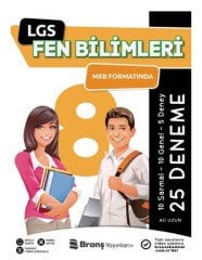 8.Sınıf LGS Fen Bilimleri Meb Formatında 25 Deneme Branş Akademi