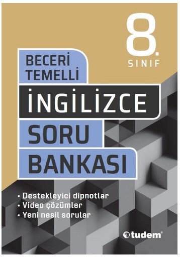 8.Sınıf İngilizce Beceri Temelli Soru Bankası Tudem Yayınları