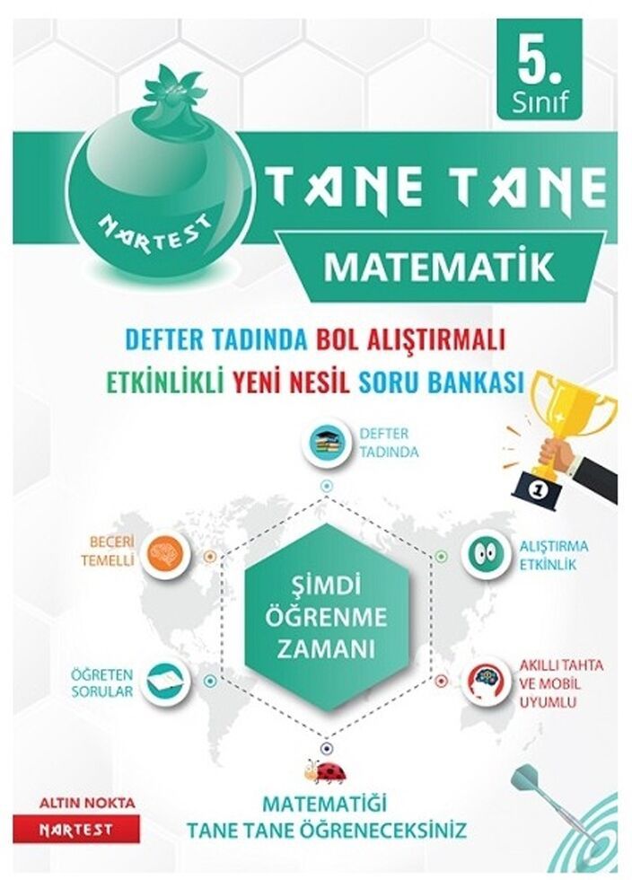 Nartest Yayınları 5. Sınıf Matematik Yeşil Defter