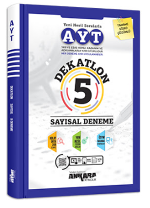 AYT Dekatlon 5 Sayısal Deneme Ankara Yayıncılık