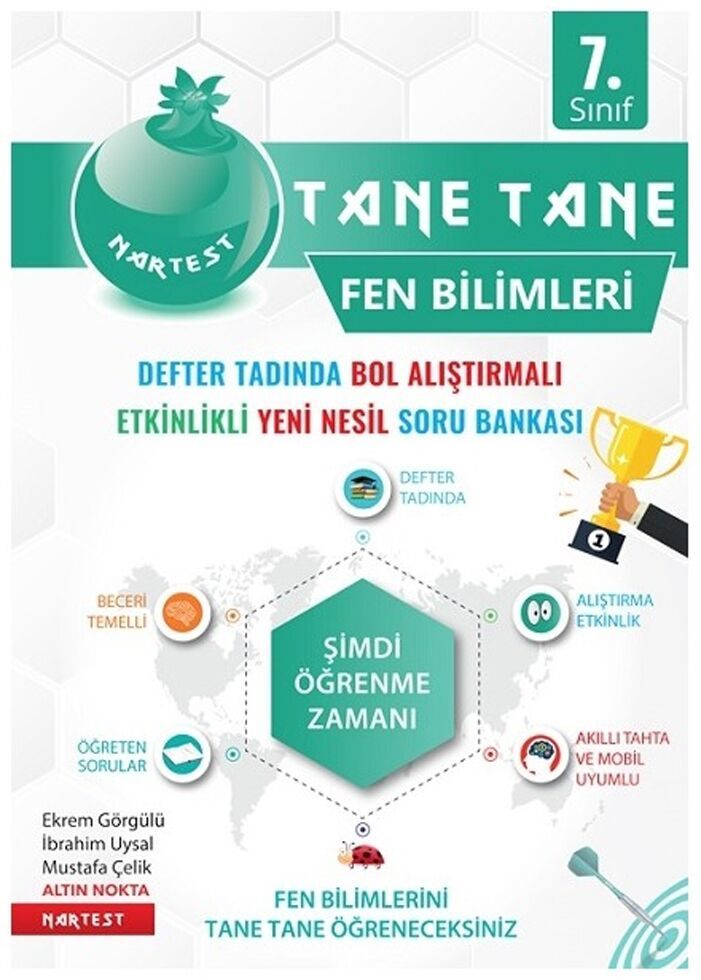 Nartest Yayınları 7. Sınıf Fen Bilimleri Yeşil Defter