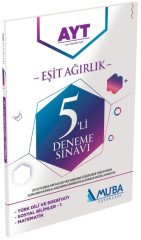 AYT Eşit Ağırlık 5'li Deneme Sınavı Muba Yayınları