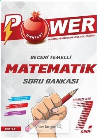 Nartest Yayınları 7. Sınıf Matematik Kırmızı Power Soru Bankası