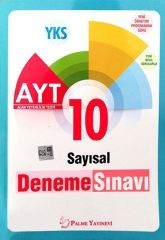 Palme Yayınları AYT Sayısal 10 Deneme Sınavı