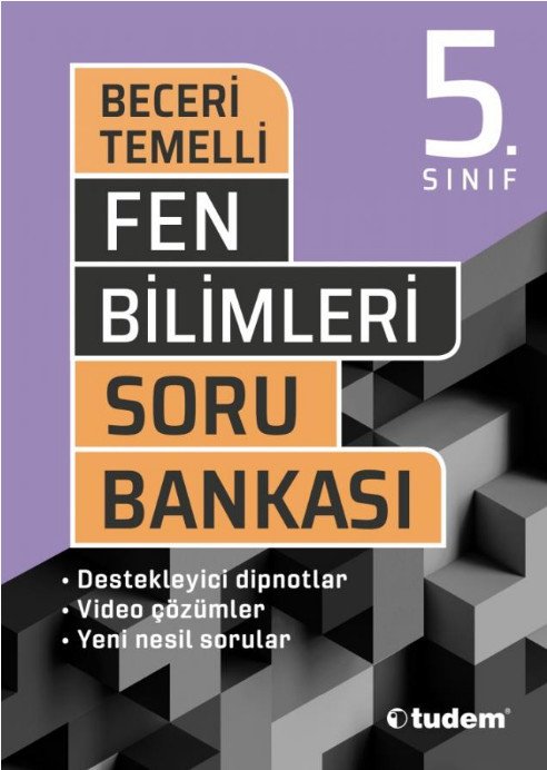 5.Sınıf Fen Bilimleri Beceri Temelli Soru Bankası Tudem Yayınları