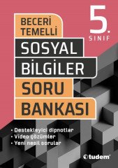 5.Sınıf Sosyal Bilgiler Beceri Temelli Soru Bankası Tudem Yayınları