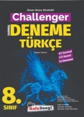 8.Sınıf Türkçe Challenger Sarmal Deneme Kafa Dengi Yayınları