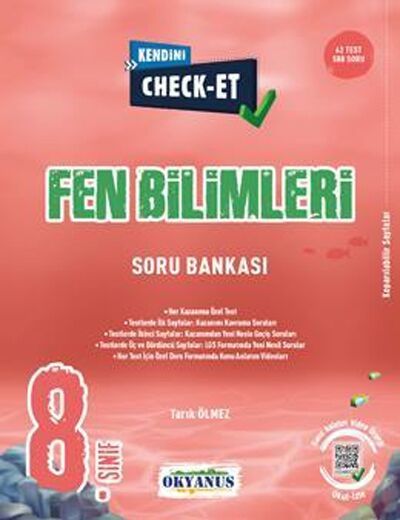 Okyanus 8. Sınıf Fen Bilimleri Kendini Check Et Soru Bankası