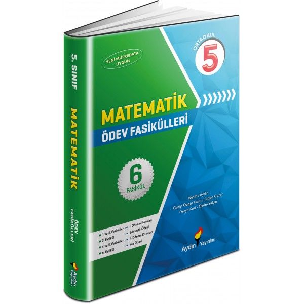 5. Sınıf Matematik Ödev Fasikülleri Aydın Yayınları