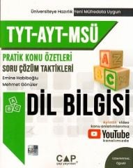 Çap Yayınları TYT AYT MSÜ Dil Bilgisi Konu Özetleri Soru Çözüm Taktikleri