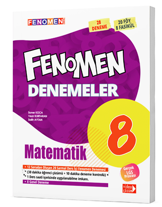 8. Sınıf Matematik Denemeleri Fenomen Okul