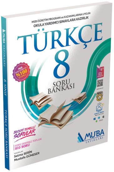 8. Sınıf Türkçe Soru Bankası Muba Yayınları