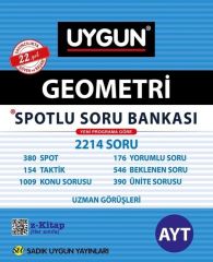 Sadık Uygun Yayınları AYT Geometri Spotlu Soru Bankası