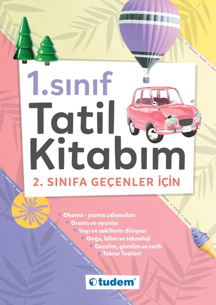 1.Sınıf Tatil Kitabım 2.Sınıfa Geçenler İçin Tudem Yayınları