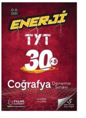 TYT Coğrafya Enerji 30 Deneme Sınavı Palme Yayınları